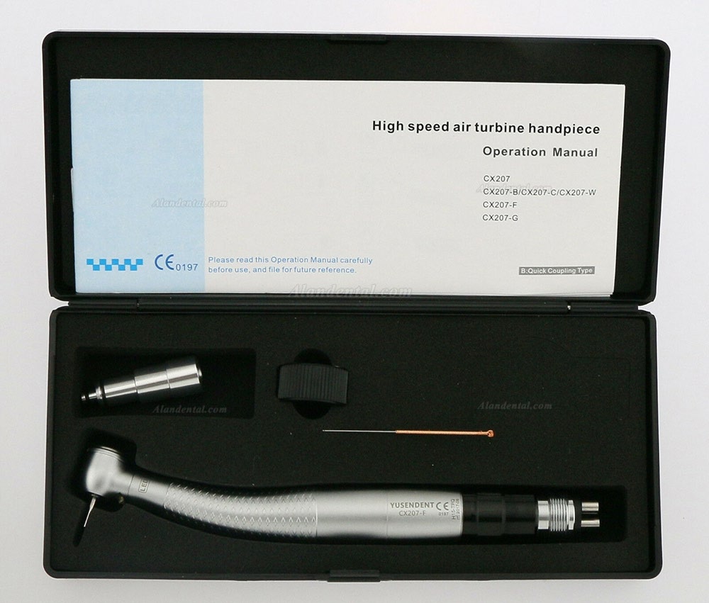 YUSENDENT CX207-F-PQ E-Generator LED High Speed Handpiece 2/4 Hole NSK Phatelus Coupler